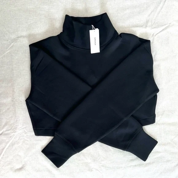 SPANX Brushed AE Bolero - Very Black - Women’s Small NWT - Picture 6 of 10